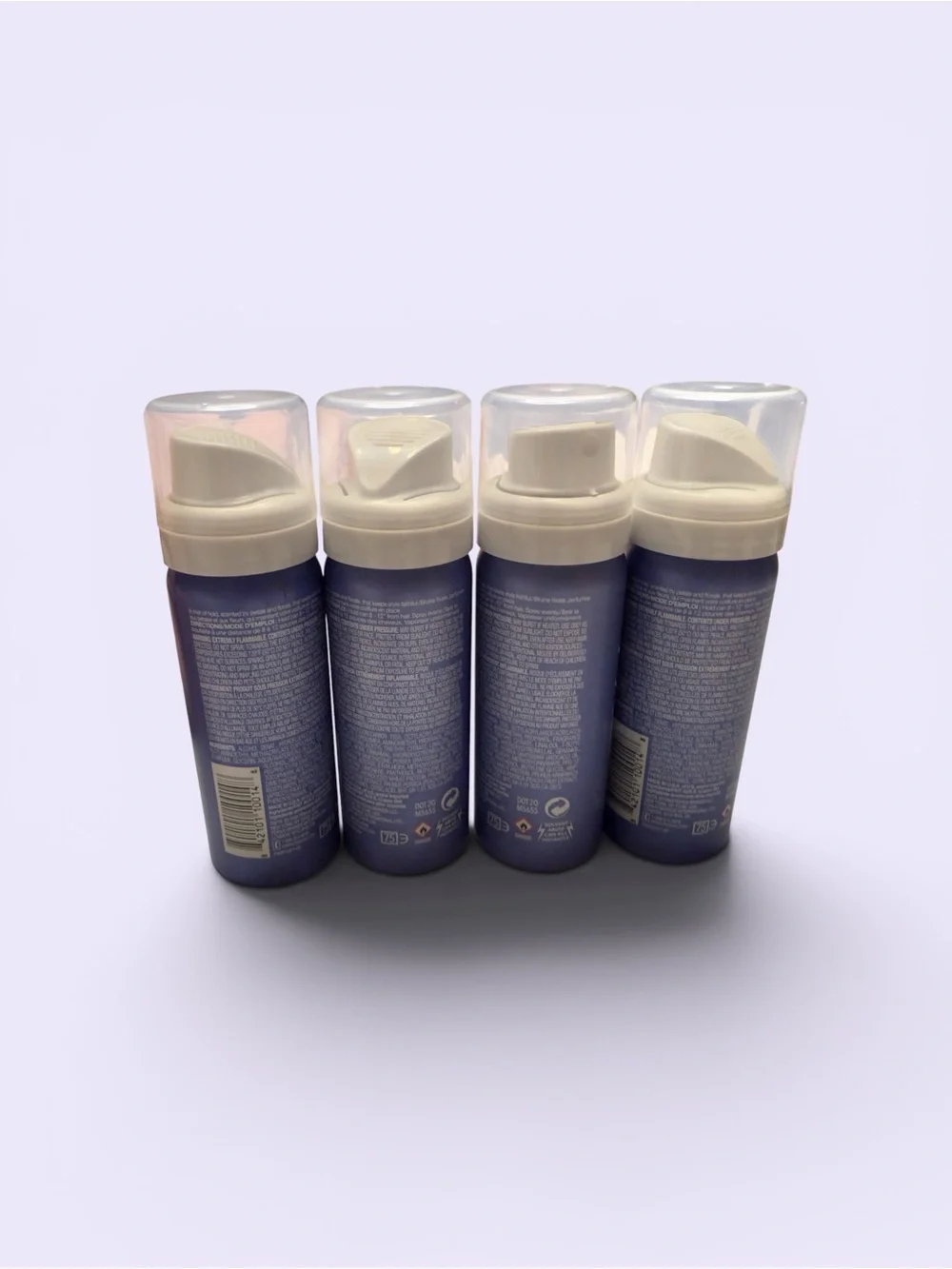 Sheer Hold Hairspray Set Of 4, Fixatif Tenue Daphne  1.5 oz Travel.  These do no